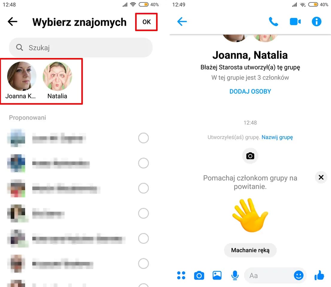 Jak zaakceptować zaproszenie do grupy na Messengerze bez problemów