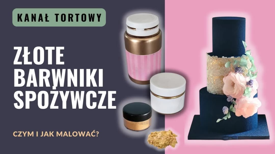 Jak nakładać jadalne złoto na tort, by uzyskać zachwycający efekt