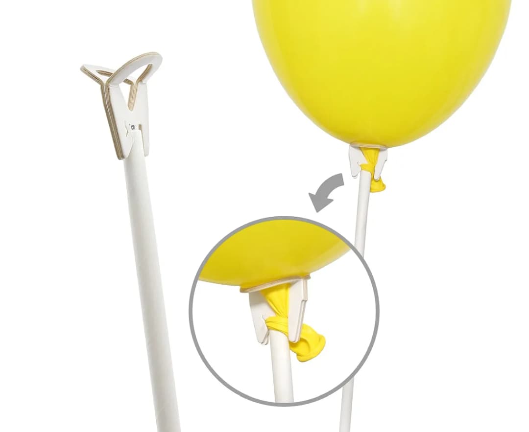 Jak zamocować balon na patyczku, aby nie spadł i się nie zepsuł