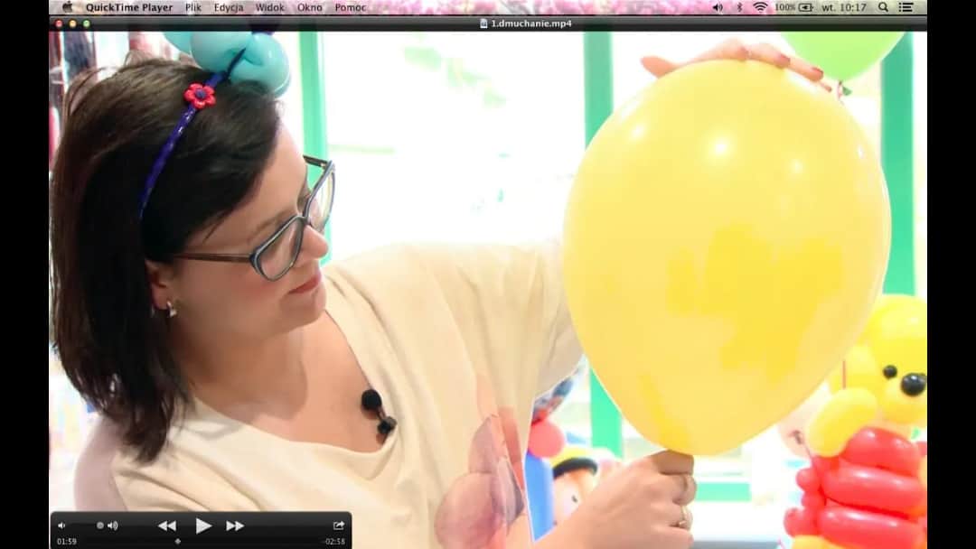 Jak zawiązać balon foliowy na patyk, aby nie stracić powietrza